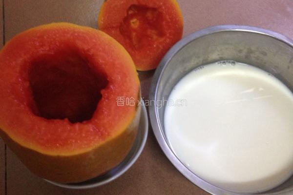 木瓜椰奶冻的做法图解7