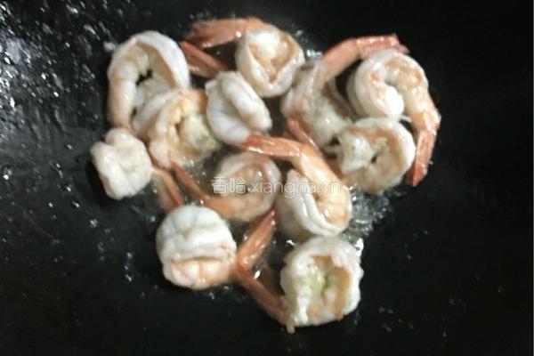 鲜虾鸡蛋炒韭菜黄的做法图解5