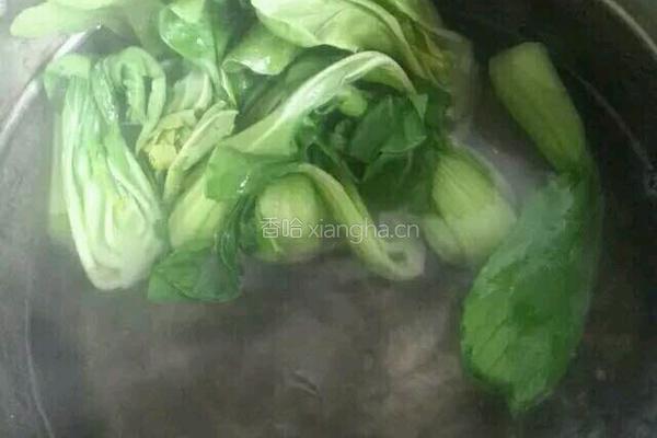 健康版香菇油菜的做法图解4