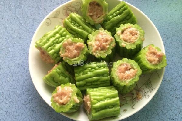 酿苦瓜的做法图解7