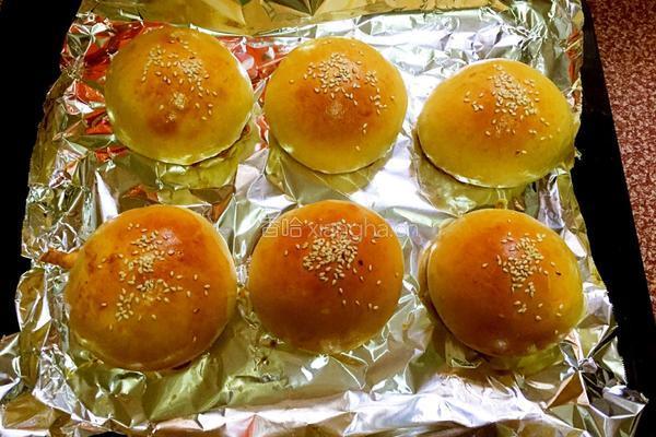 香酥鸡排芝士汉堡包的做法图解9