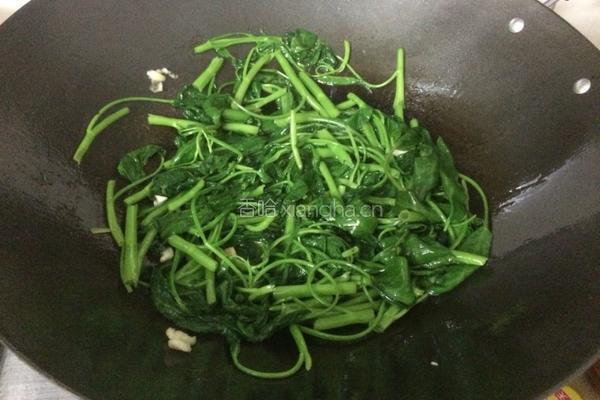 蒜香空心菜的做法图解6