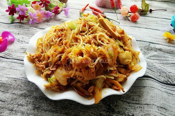 素炒细面的做法图解12
