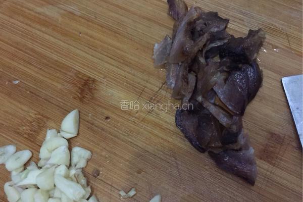 小鲜腊肉-扁豆炒腊肉的做法图解4