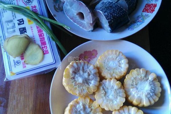 黑鱼玉米豆腐汤的做法图解1