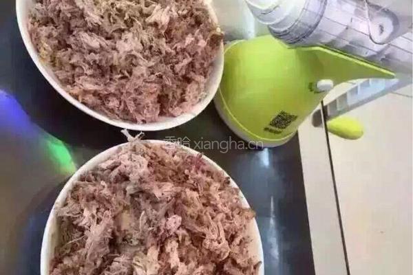 肉松的做法图解3