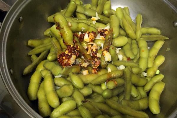 夏日凉拌毛豆的做法图解4
