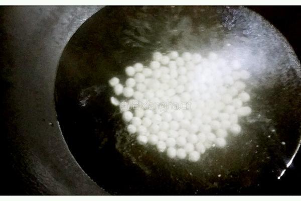 米酒桂花煮小汤圆的做法图解4