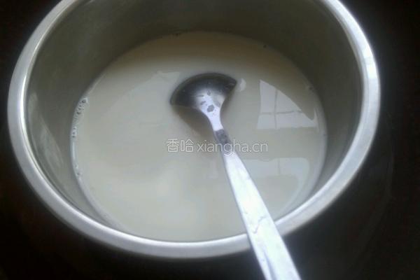樱花布丁的做法图解2