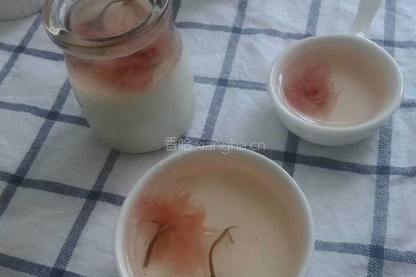 樱花布丁的做法图解7