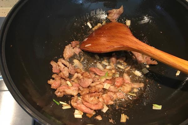 肉炒双丝的做法图解7