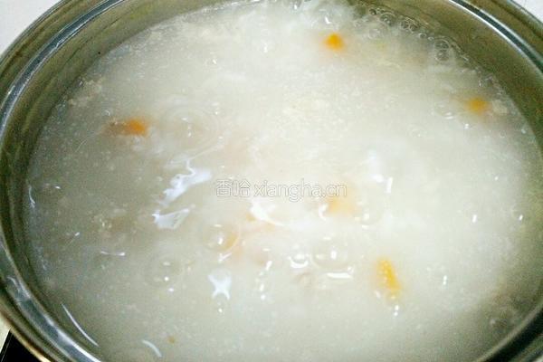 胡萝卜肉末粥的做法图解7