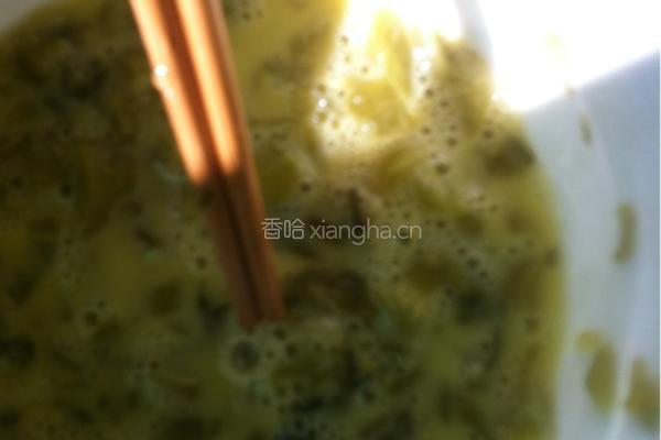 咸菜蛋饼的做法图解3