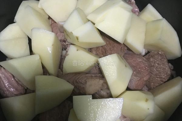 土豆牛肉的做法图解3