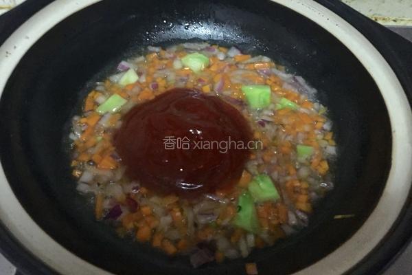 自制蒜香茄汁猪扒的做法图解8