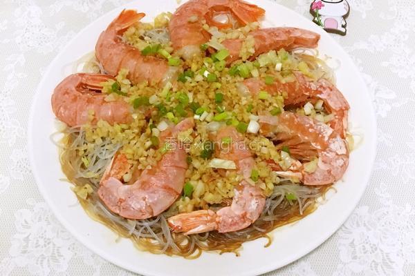 蒜蓉粉丝蒸虾的做法图解10