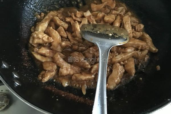 京酱鸡柳卷饼的做法图解7