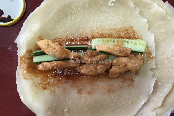 京酱鸡柳卷饼的做法图解12