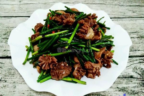 蒜苔炒鸡胗的做法图解9