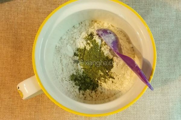 盛夏之抹茶小方的做法图解5