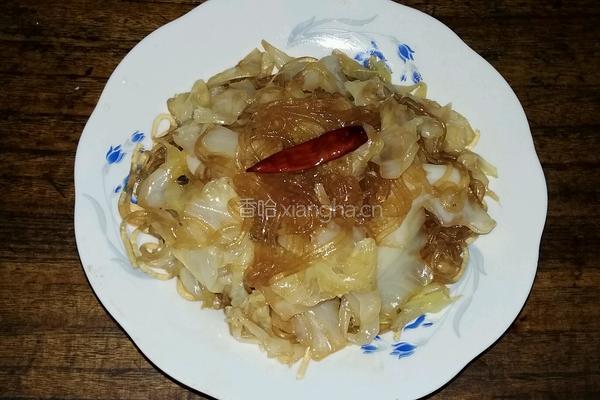 手撕包菜炒粉条