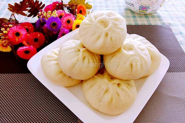 白菜青椒肉包子的做法图解14