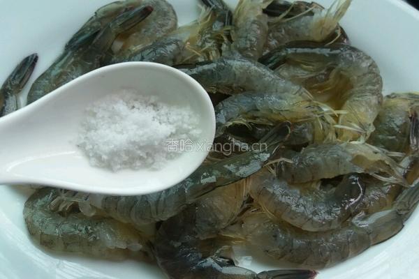 黄金炸虾的做法图解2
