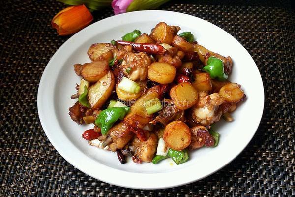 香辣土豆炒鸡块的做法图解12