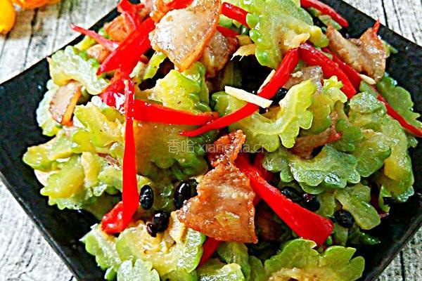 苦瓜炒肉的做法图解8