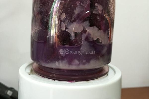 紫薯椰汁西米露的做法图解2