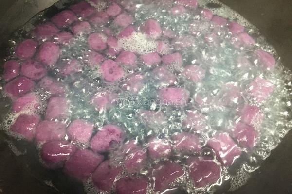 紫薯椰汁西米露的做法图解6