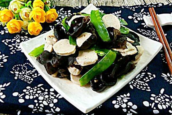 木耳炒肉丸的做法图解6
