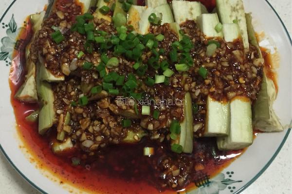蒜泥茄子的做法图解4
