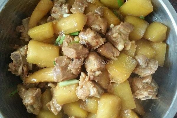 土豆焖排骨的做法图解7