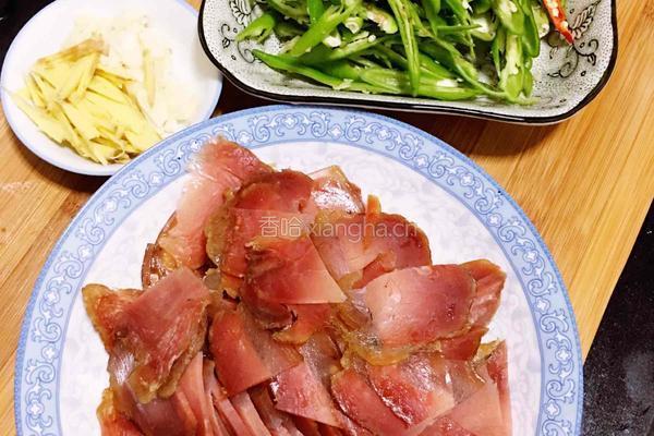 小炒腊肉的做法图解2