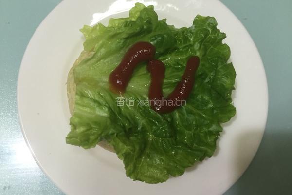 奥尔良鸡腿堡的做法图解9