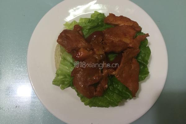奥尔良鸡腿堡的做法图解10