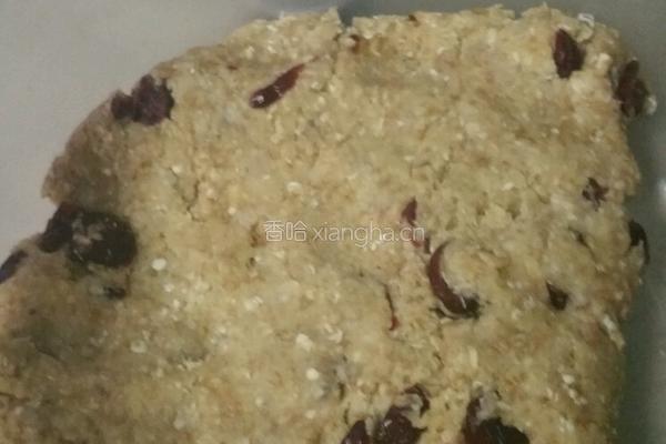 燕麦蔓越莓饼干的做法图解3