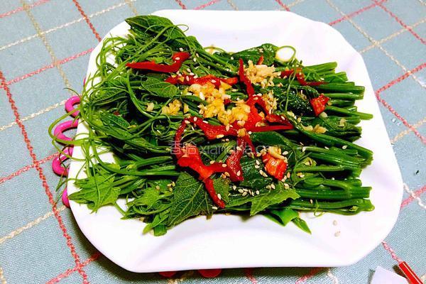 蒜香龙须菜的做法图解7