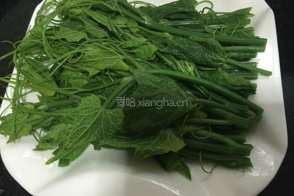 蒜香龙须菜的做法图解3