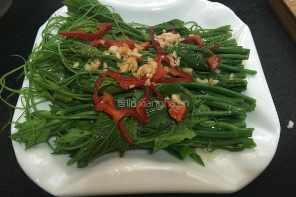 蒜香龙须菜的做法图解6