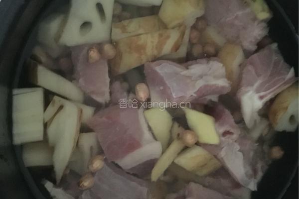 莲藕排骨汤的做法图解6