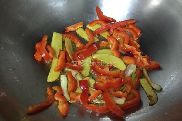 姜葱爆花甲的做法图解5