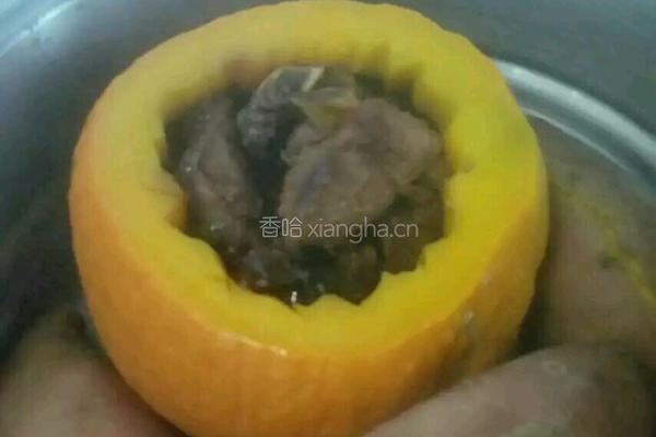 南瓜蒸排骨的做法图解5