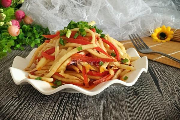 凉拌茭白的做法图解9