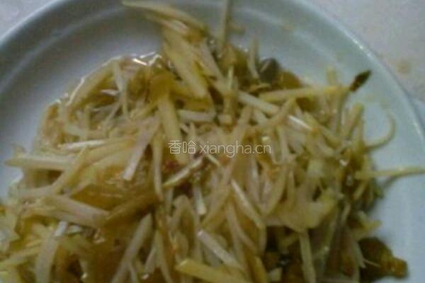 酸爽土豆丝的做法图解3