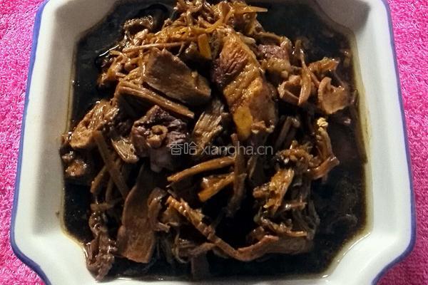 霉菜笋干烧肉
