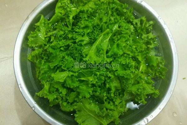 凉拌橄榄菜的做法图解3