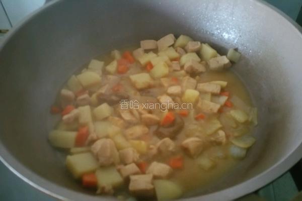 咖喱鸡肉饭的做法图解4