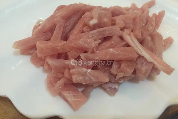 香辣肉丝的做法图解1